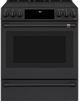 Café™ Flat Black Front Control Electric Knobs and Handle Kit-5