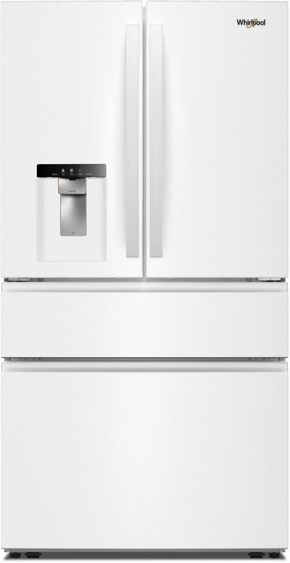 Whirlpool® 36" 28.9 Cu. Ft. White French Door Refrigerator with Flexible Temperature Drawer-0