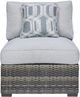Signature Design by Ashley® Harbor Court 2-Piece Gray Armless Chairs-2