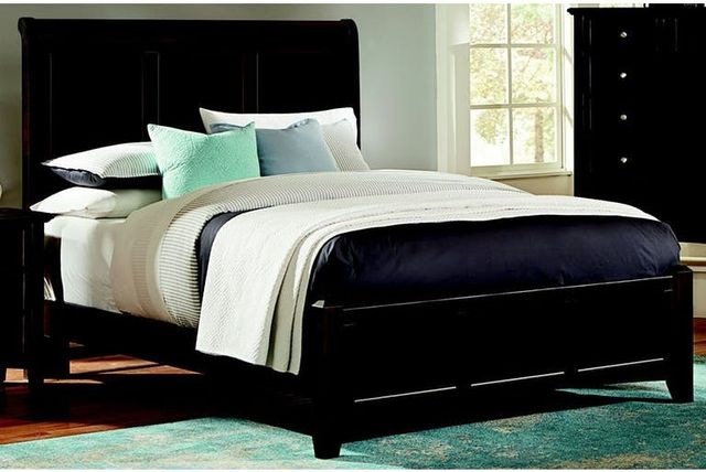 Vaughan-Bassett Bonanza Merlot Full Sleigh Headboard-1