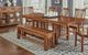 A-America® Laurelhurst Mission Oak Storage Dining Bench-1