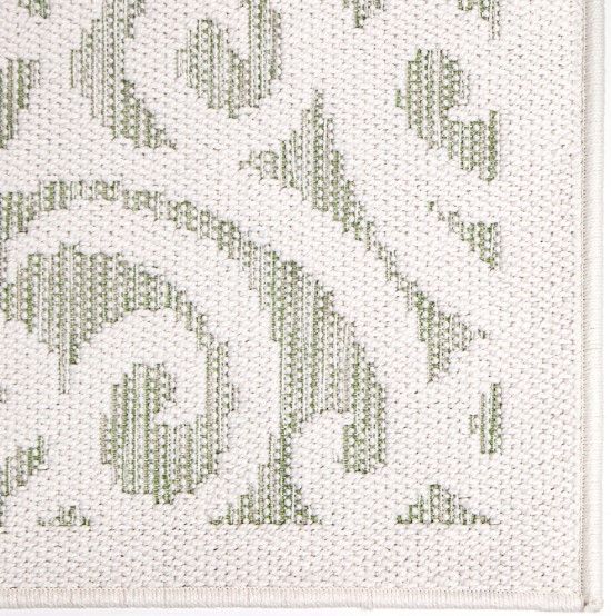 Orian Knitweave Tillman Natural Verde 5'x8' Area Rug-1
