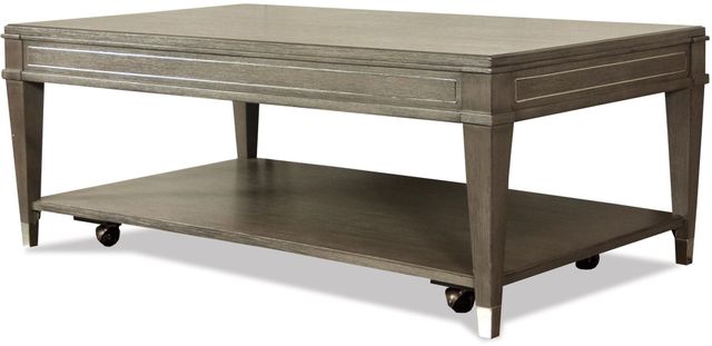 Riverside Furniture Dara Gray Wash Rectangular Coffee Table-0