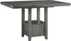 Signature Design by Ashley® Hallanden 6-Piece Gray Counter Height Dining Room Set-2