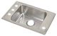 Elkay Lustertone® Classic Lustrous Satin Stainless Steel 25'' x 17'' x 8" 2-Hole Single Bowl Drop-in Classroom Sink-0