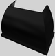 Vent-A-Hood® Designer Series 48" Black Wall Mounted Range Hood-3
