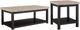 Elements International Kansas 2-Piece Espresso Occasional Table Set-0