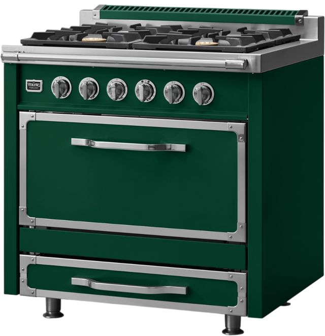 Viking® Tuscany 36" Ivy Pro Style Dual Fuel Range-2