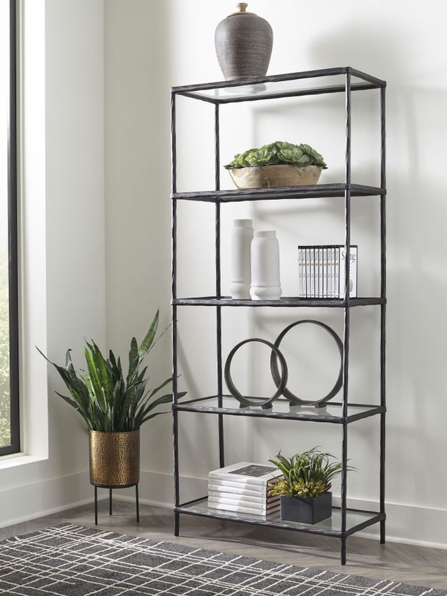 Signature Design by Ashley® Ryandale Antique Black Bookcase-3