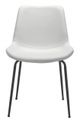 Zuo® Byron White Dining Chair-1