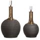 Uttermost® Arnav 2-Piece Matte Black Bottle Set-0