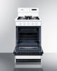 Summit® 20" White Freestanding Gas Range-1