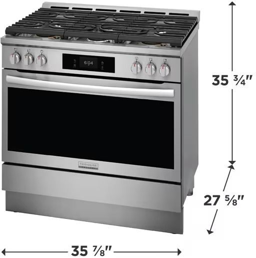 Frigidaire Gallery® 36" Smudge-Proof® Stainless Steel Pro Style Gas Range-2