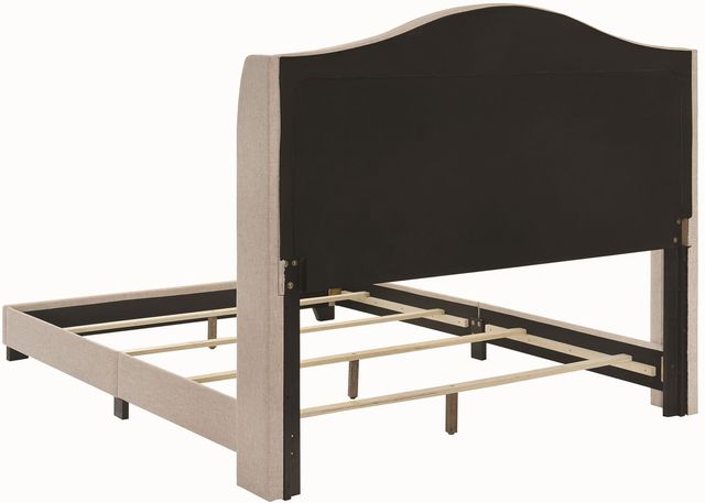 Coaster® Sonoma Beige Camel Back Queen Bed-1
