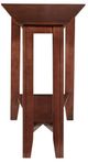 Durham Furniture Solid Accents Victorian Mahogany Eclectic Shelf Wedge Table-0