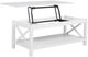 Coaster® Skyview White Rectangular Lift Top Coffee Table-1