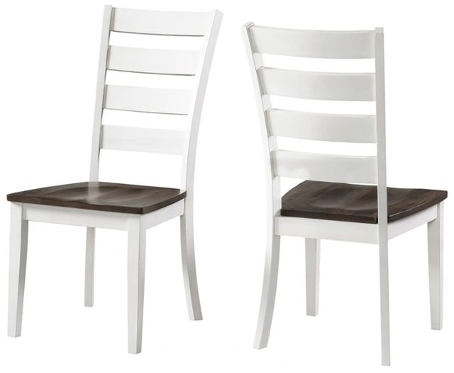 Intercon Kona Gray/White Dining Chair-2