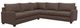 La-Z-Boy® Wilmette 2-Piece Cognac Leather Sectional-0