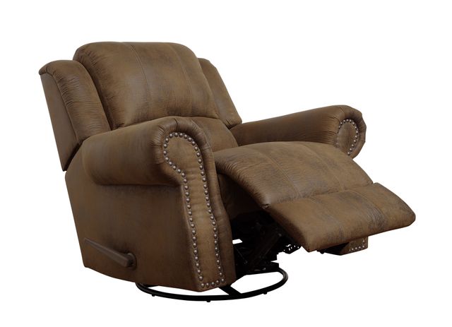 Coaster® Sir Rawlinson Buckskin Brown Swivel Rocker Recliner-1