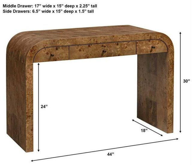 Uttermost® Rocco Woodtone Desk-2