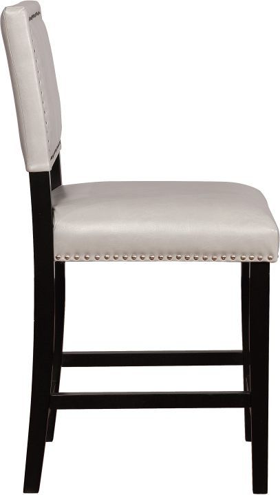 Linon Brook Black/Dove Gray Counter Stool-2