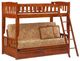 Night & Day Furniture™ Spices Bedroom Cherry Cinnamon Futon Bunk Bed-0