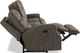 Flexsteel® Devon Gray Charcoal Reclining Sofa-3