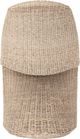Four Hands Portia Vintage White Wicker Outdoor Dining Chair-4