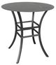 CabanaCoast® Customizable Monaco Stone 42" Outdoor Round Bar Table-3