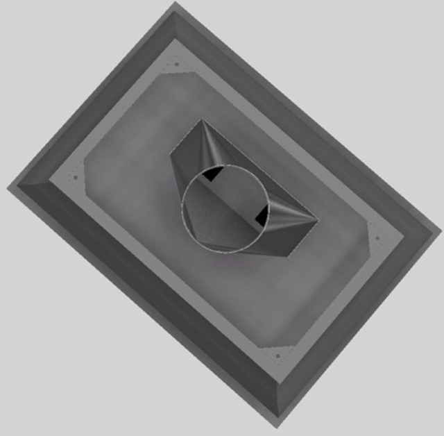 Vent-A-Hood® Designer Series 42" Gunsmoke Island Range Hood-1