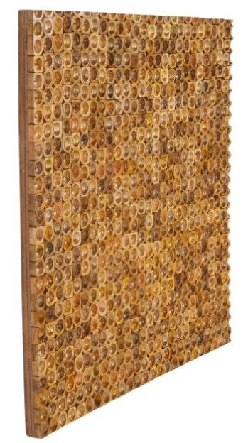 Deco Marche Brown 36'' Stacked Tree Trunk Wall Decor-1