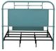 Liberty Furniture Vintage Series Robin's Egg Blue Full Youth Metal Bed-3