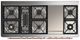 Ilve® Majestic III 60" Graphite Matte Pro Style Dual Fuel Natural Gas Range with Triple Glass Door and Copper Trim-3