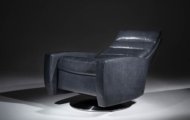 American Leather® Customizable Lanier Leather 40" Manual Recliner-1