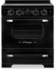 Unique® Appliances Classic Retro 30" Midnight Black Slide In Induction Range-1