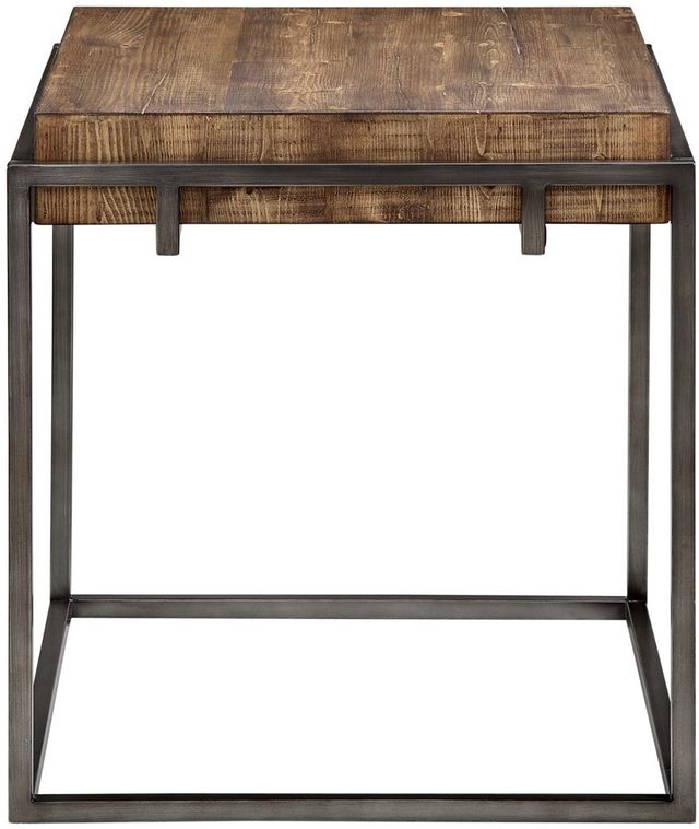 Olliix by Madison Park Reclaimed Natural Dillinger End Table-2