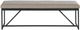 Intercon Eden Black/Rustic Dune Bench-1