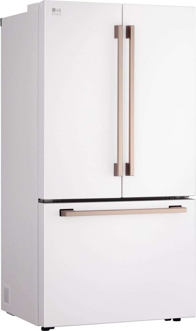 LG Studio 36 In. 26.5 Cu. Ft. Essence White Counter Depth French Door Refrigerator-2