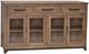 International Furniture Direct Natural Parota Brown Cappuccino Console-0