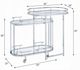 ACME Furniture Piffo Chrome/Clear Serving Cart-2