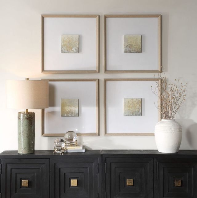 Uttermost® Now & Then 4-Piece Hand Painted Abstract Art Set-1