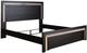 Signature Design by Ashley® Shoralli Black King Panel Bed-2