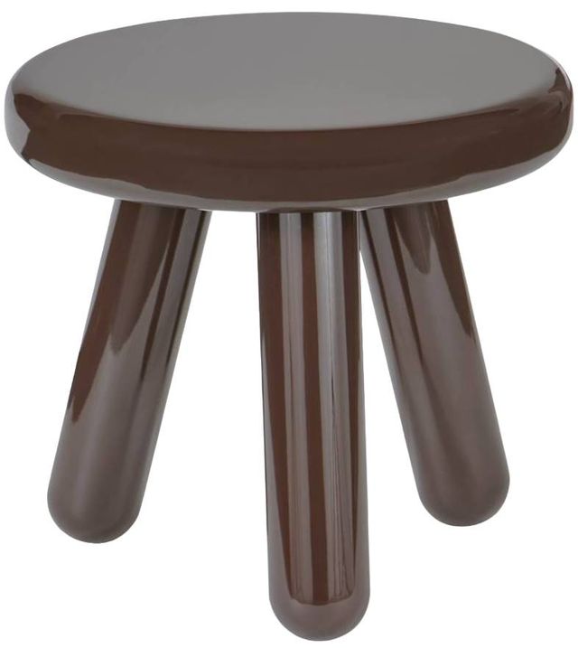 Moe's Home Collection Joy Dark Brown Lacquer Accent Table-2