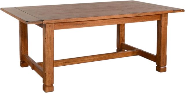 Sunny Designs™ Sedona Rustic Oak Extension Table-0