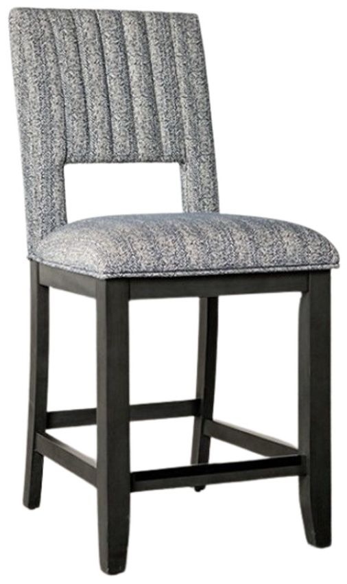 Furniture of America® Potton 2-Piece Blue Gray Counter Height Chair Set-0