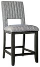 Furniture of America® Potton 2-Piece Blue Gray Counter Height Chair Set-0