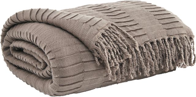 Signature Design by Ashley® Mendez 3-Piece Taupe Throws-0