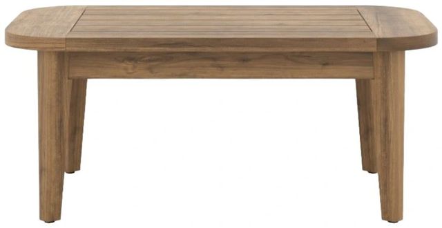 New Classic® Home Furnishings Bali Brown Eucalyptus Outdoor Coffee Table-2