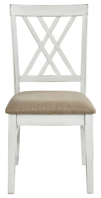 Homelegance® Brunson Khaki/White Dining Side Chair-2