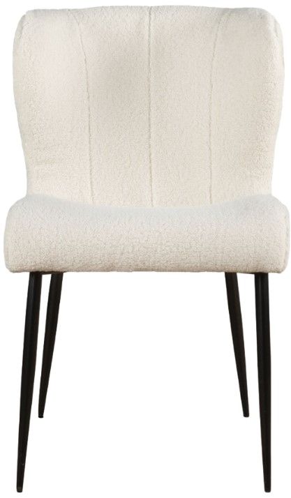 Home Trends & Design Jennifer White Dining Chair-2
